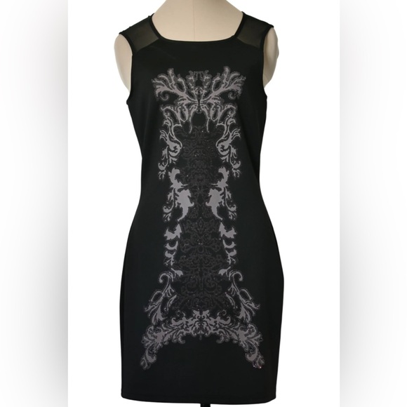 Miss Selfridge Dresses & Skirts - BLACK SLEEVELESS BODYCON BEADED DRESS